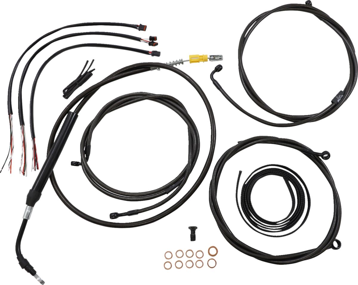 La Choppers Cabl Kt Cm Ab 18 20 Fl21+ Brake & Clutch Lines La Choppers