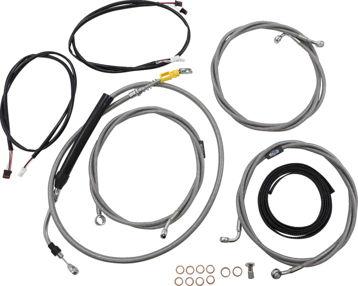 La Choppers Cabl Kt Pc Ab 12 14 Fl21+ Brake & Clutch Lines La Choppers