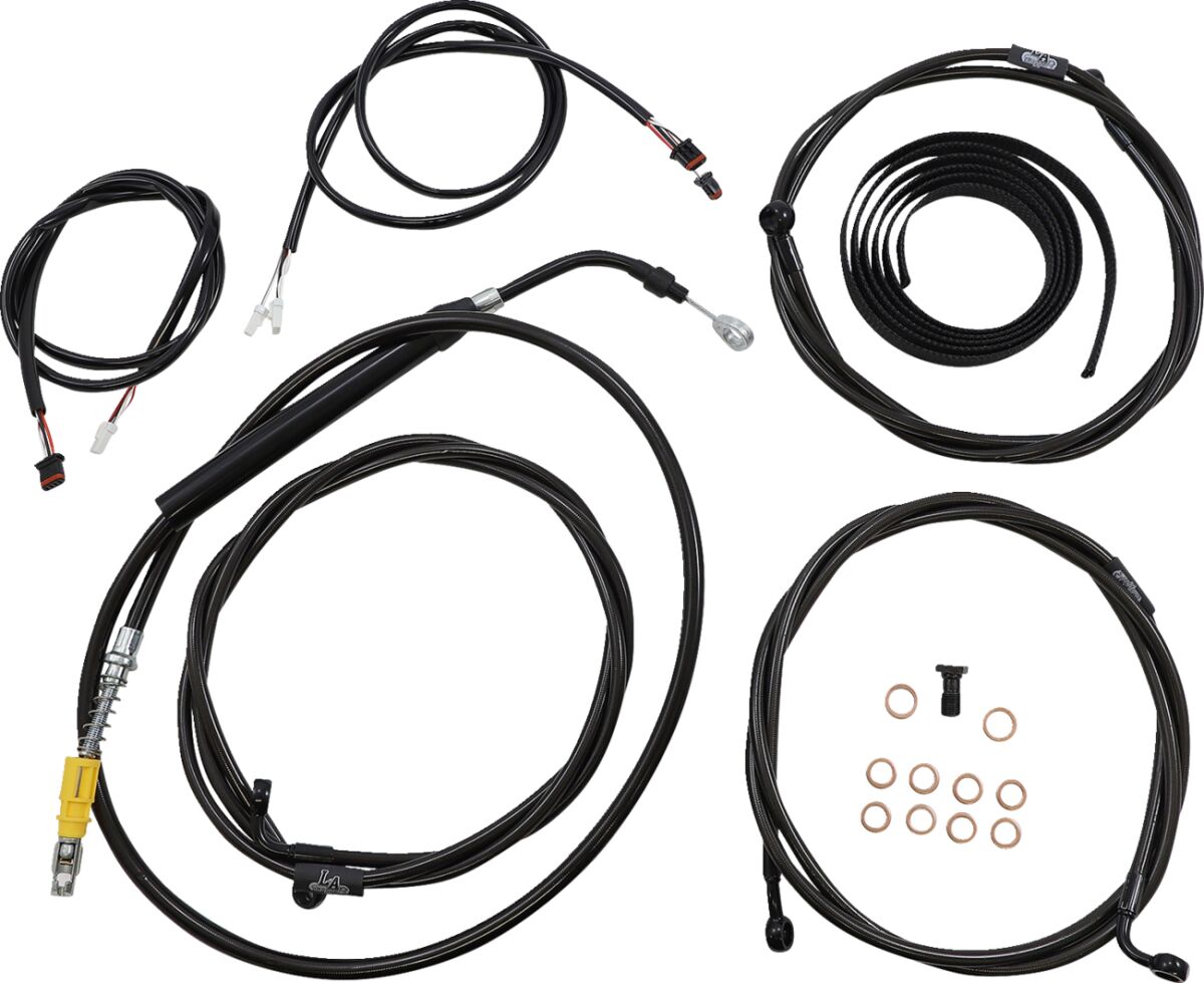 La Choppers Cabl Kt Pm Ab 12 14 Fl21+ Brake & Clutch Lines La Choppers