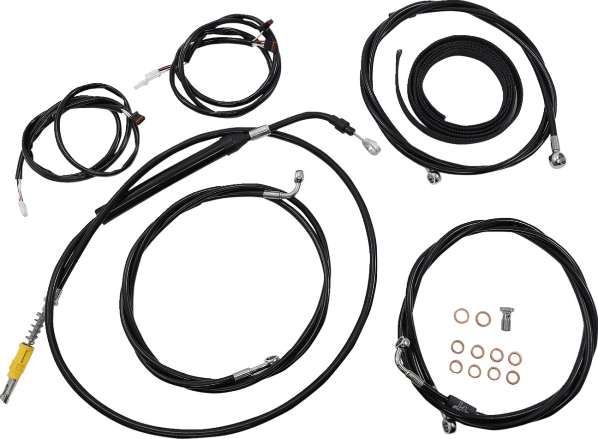 La Choppers Cabl Kt Pb Ab 18 20 Fl21+ Brake & Clutch Lines La Choppers