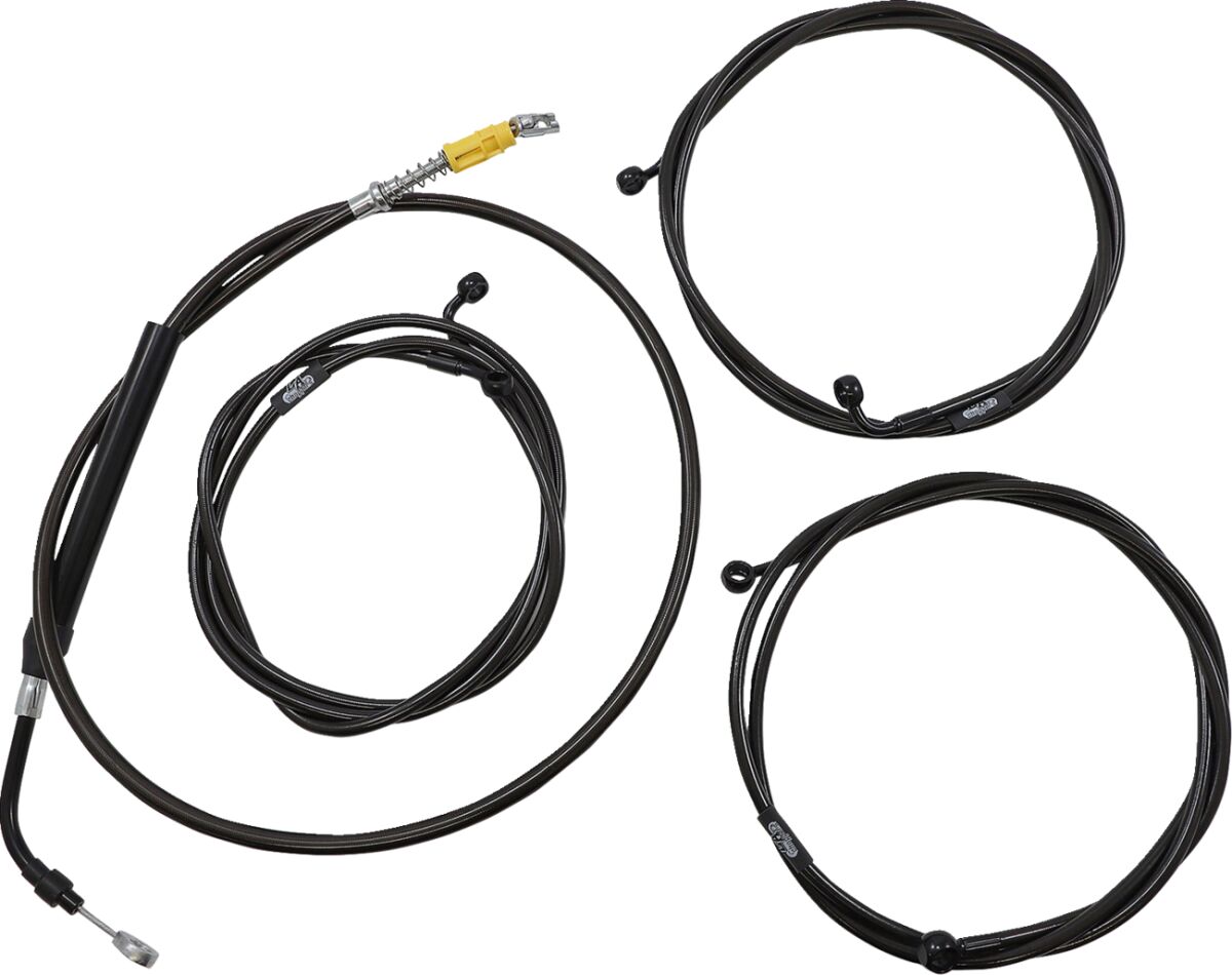 La Choppers Cabl Kt Pm Ab 18 20 Fl21+ Brake & Clutch Lines La Choppers
