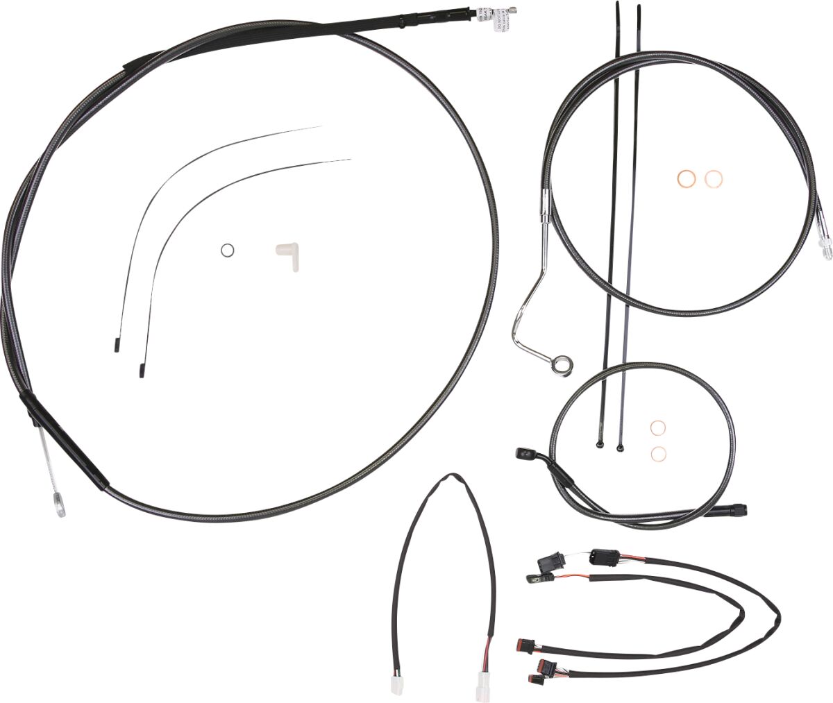 Magnum Shielding Control Cable Kit Bp Brake & Clutch Lines Magnum Shielding