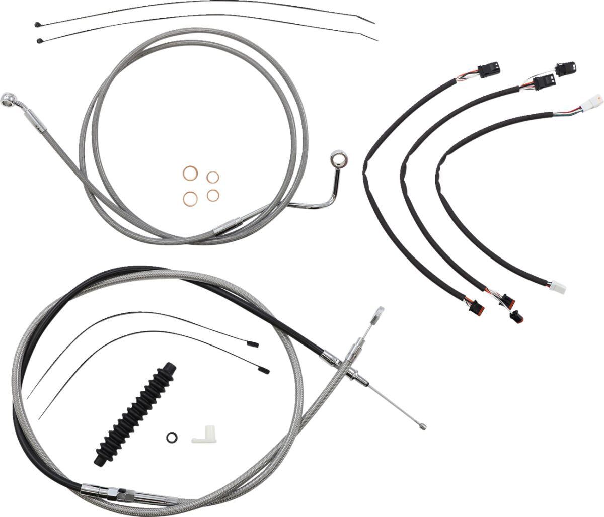 Magnum Shielding Control Cable Kit Xr Ssc Brake & Clutch Lines Magnum Shielding
