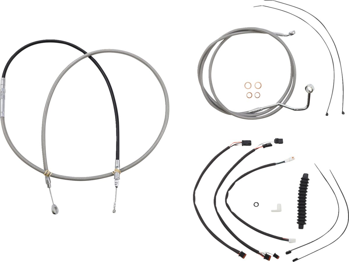 Magnum Shielding Control Cable Kit Xr Ssc Brake & Clutch Lines Magnum Shielding