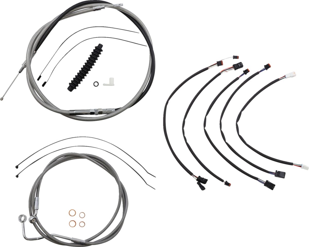 Magnum Shielding Control Cable Kit Xr Ssc Brake & Clutch Lines Magnum Shielding