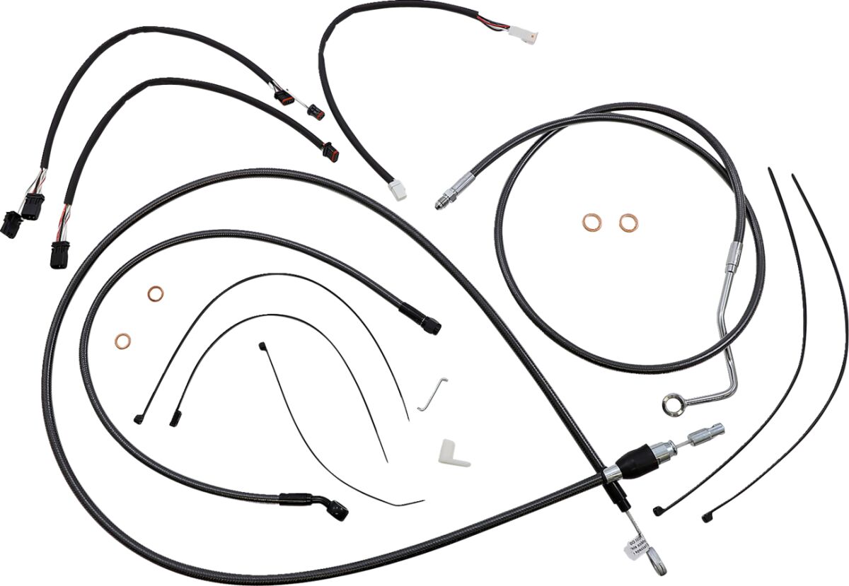 Magnum Shielding Control Cable Kit Bp Brake & Clutch Lines Magnum Shielding