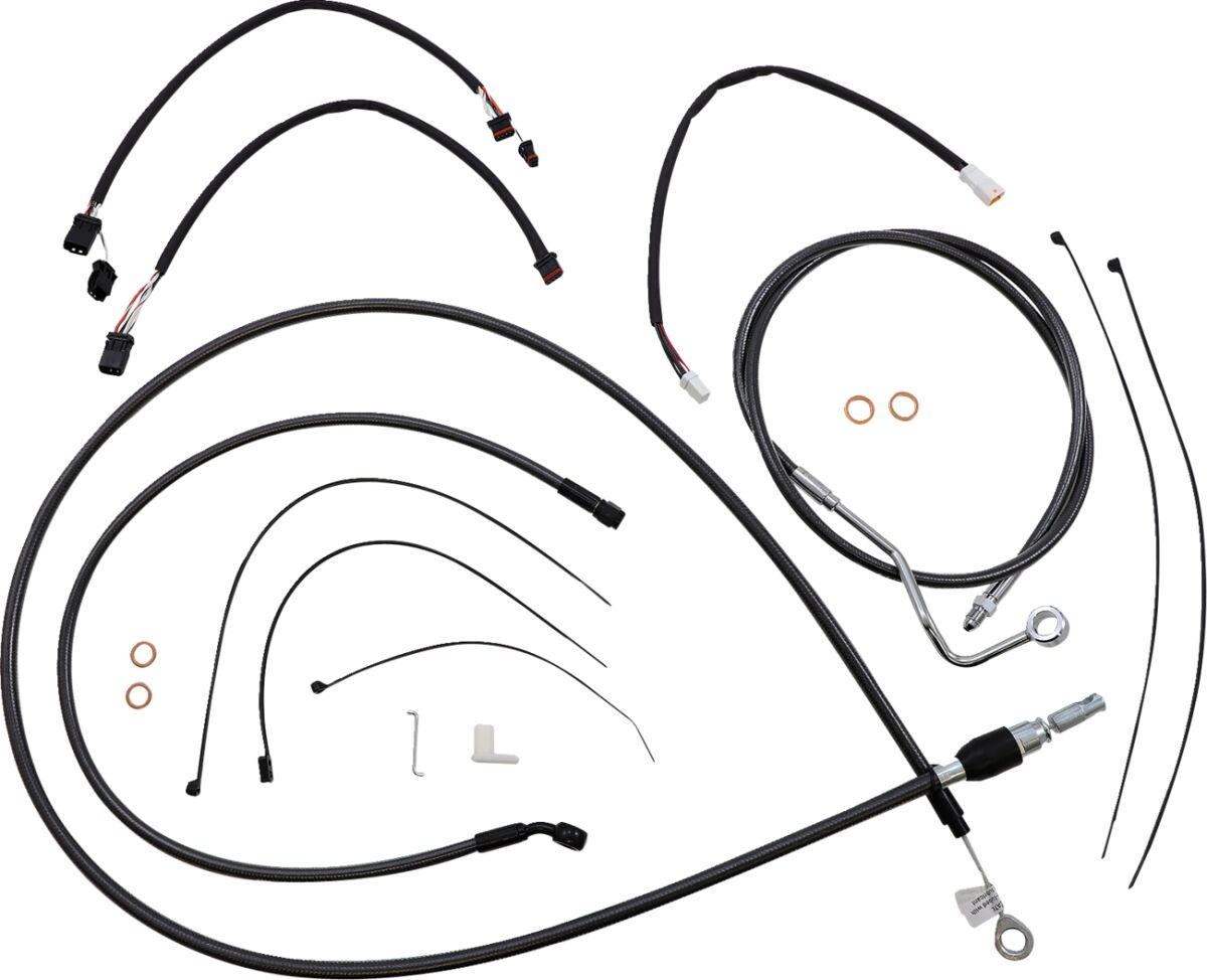 Magnum Shielding Control Cable Kit Bp Brake & Clutch Lines Magnum Shielding