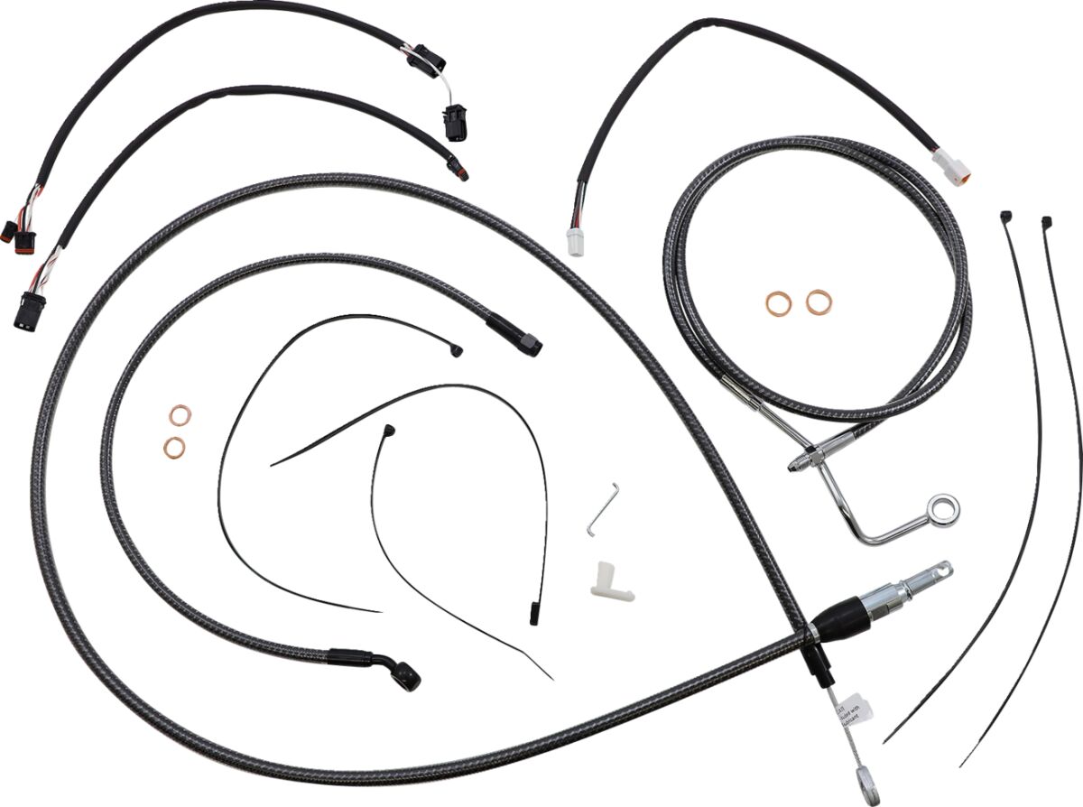 Magnum Shielding Control Cable Kit Kf Brake & Clutch Lines Magnum Shielding