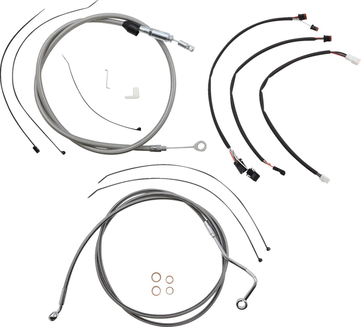 Magnum Shielding Control Cable Kit Xr Ssc Brake & Clutch Lines Magnum Shielding