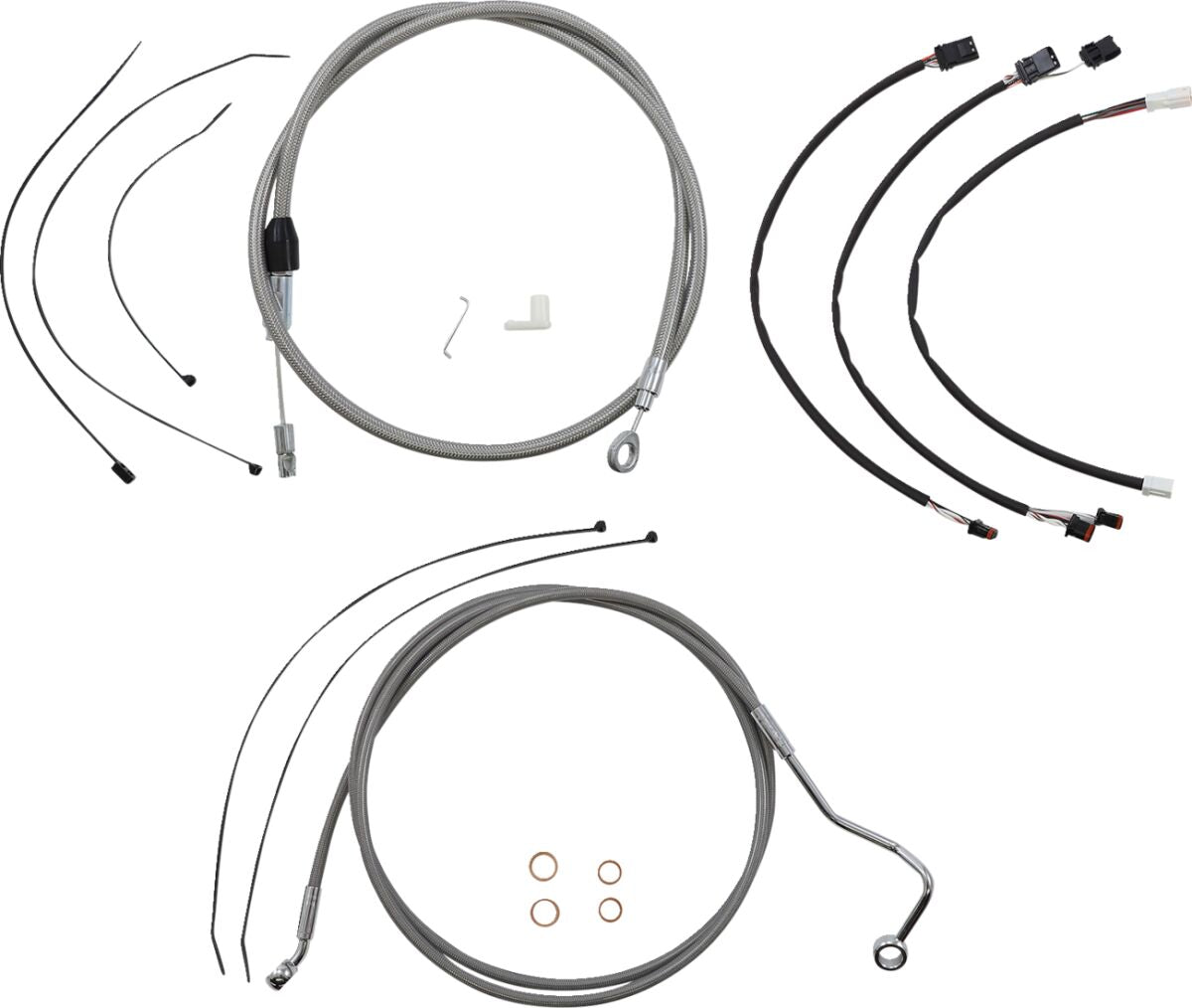 Magnum Shielding Control Cable Kit Xr Ssc Brake & Clutch Lines Magnum Shielding