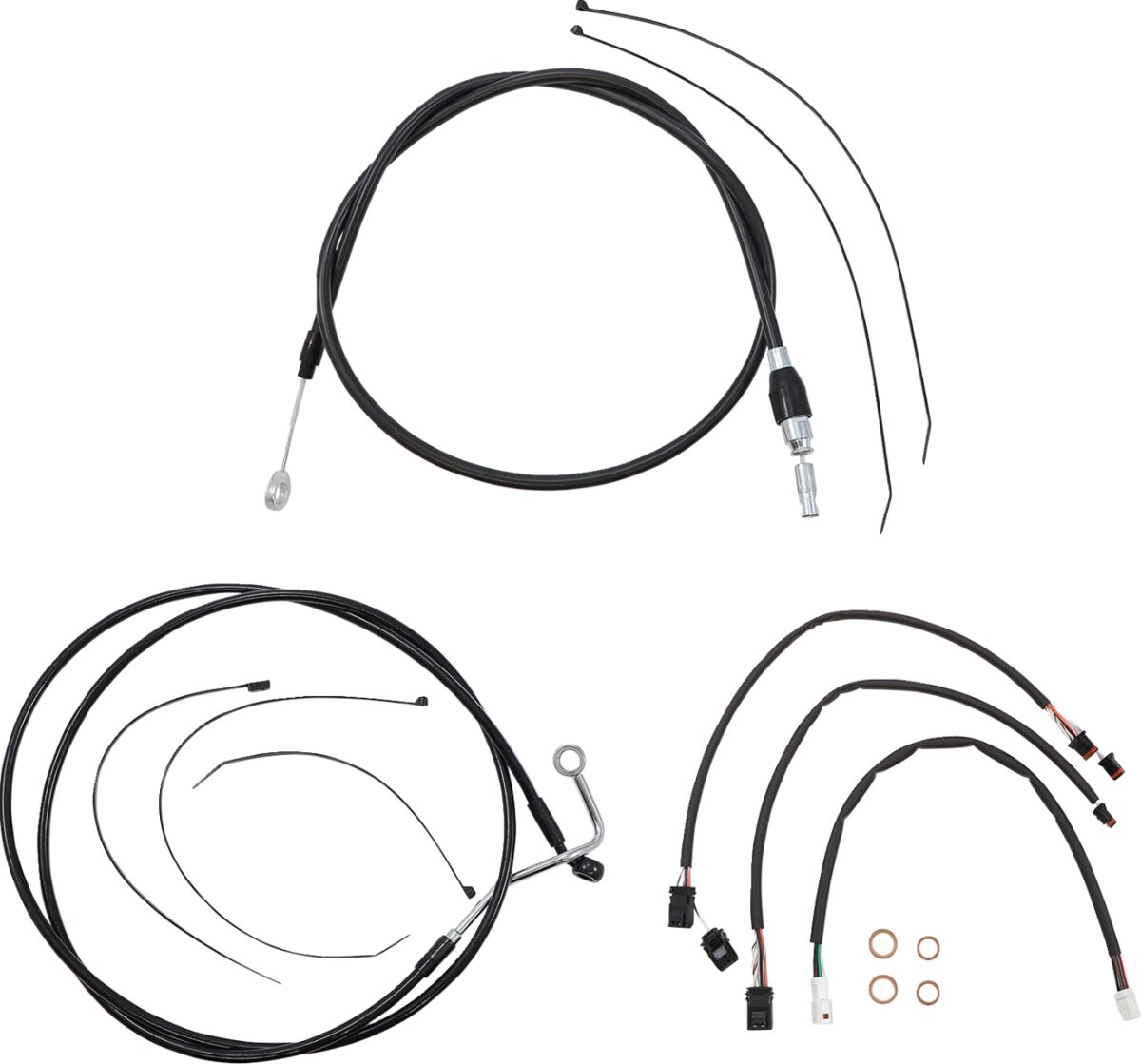 Magnum Shielding Control Cable Kit Xr Sbb Brake & Clutch Lines Magnum Shielding