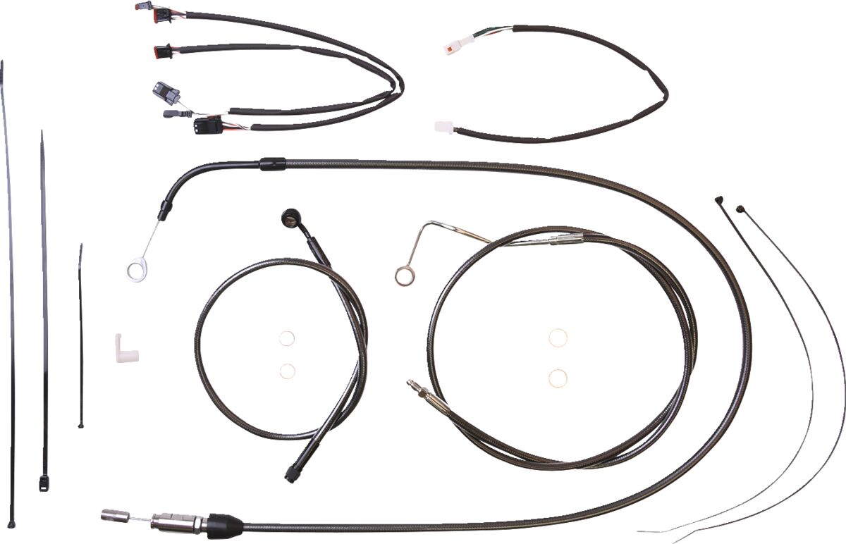 Magnum Shielding Control Cable Kit Bp Brake & Clutch Lines Magnum Shielding