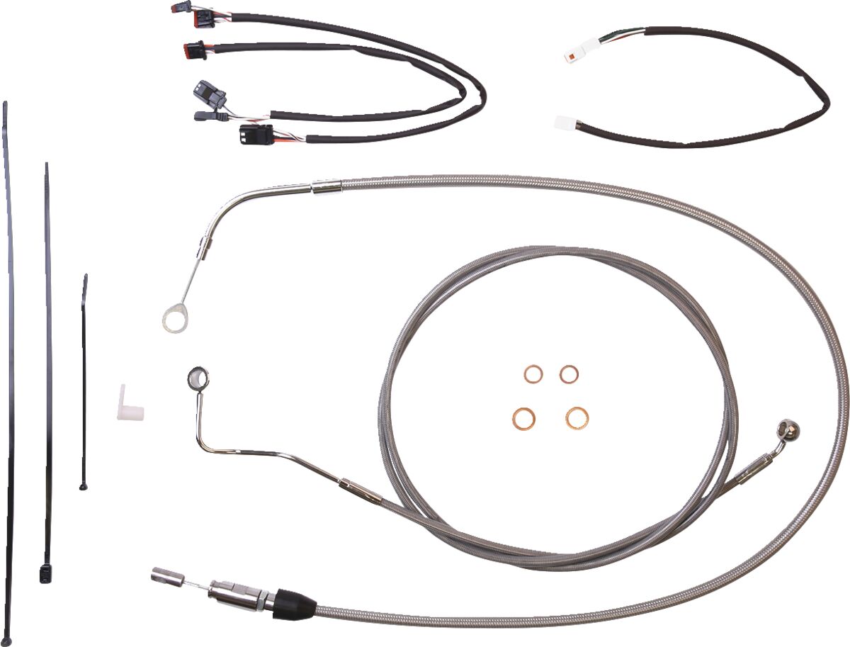 Magnum Shielding Control Cable Kit Xr Ssc Brake & Clutch Lines Magnum Shielding