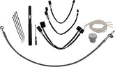 Fat Baggers Inc. Installation Kit 14" Chrome Brake & Clutch Lines Fat Baggers Inc.