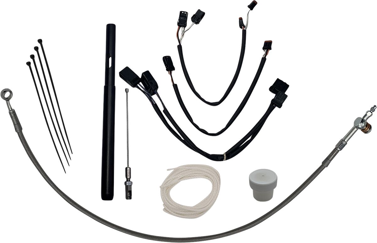 Fat Baggers Inc. Installation Kit 16" Chrome Brake & Clutch Lines Fat Baggers Inc.