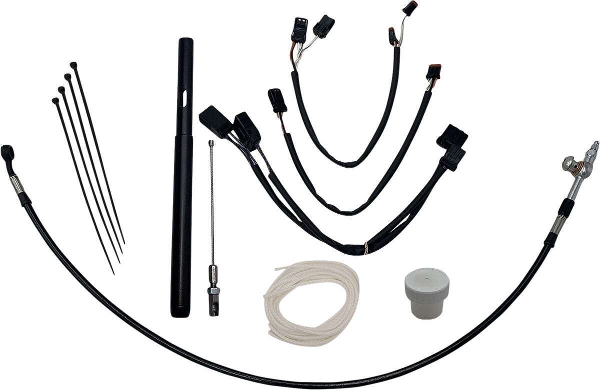 Fat Baggers Inc. Installation Kit 16" Black Brake & Clutch Lines Fat Baggers Inc.
