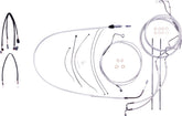 Magnum Shielding Control Cable Kit Sc Brake & Clutch Lines Magnum Shielding