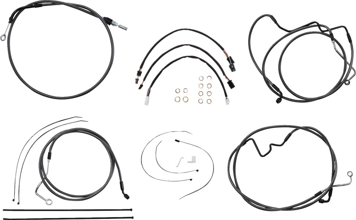 Magnum Shielding Control Cable Kit Bp Brake & Clutch Lines Magnum Shielding