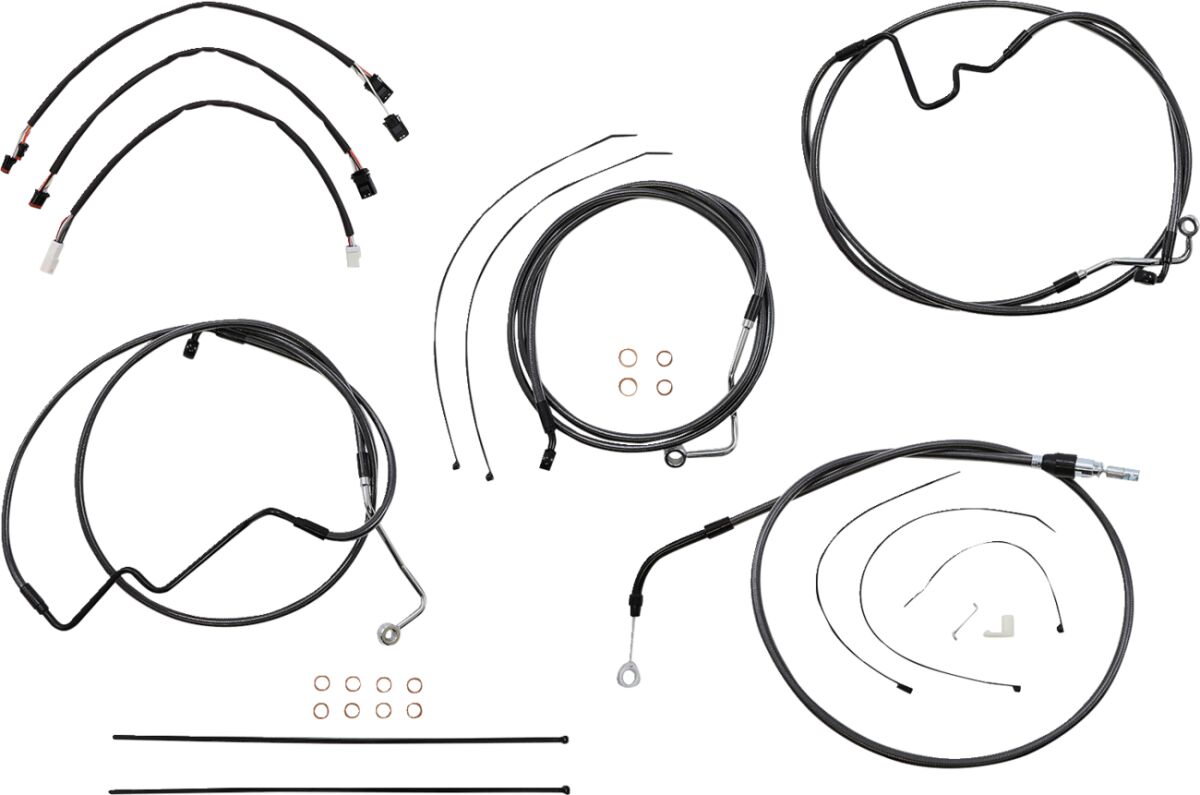 Magnum Shielding Control Cable Kit Bp Brake & Clutch Lines Magnum Shielding