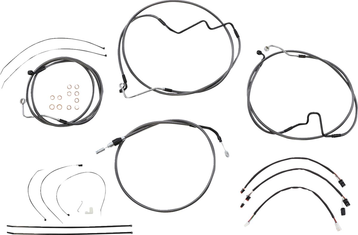 Magnum Shielding Control Cable Kit Kf Brake & Clutch Lines Magnum Shielding