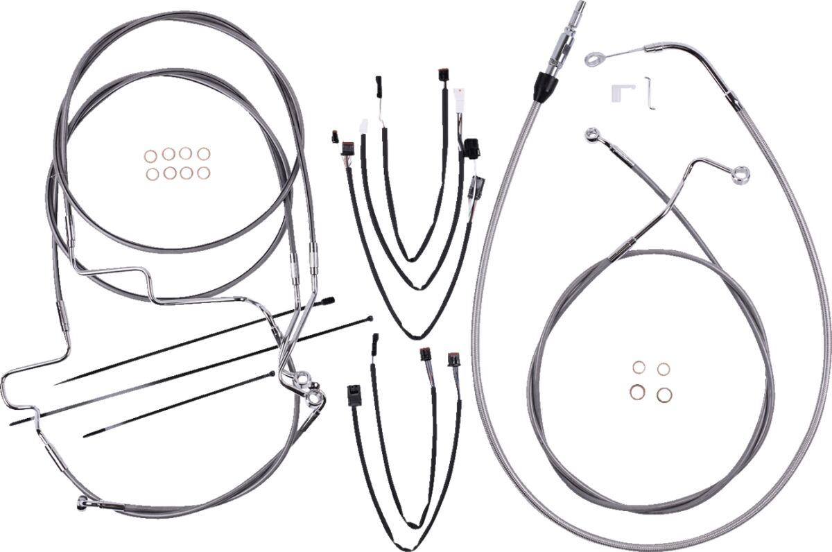 Magnum Shielding Control Cblkit Xr Ss/Chr Brake & Clutch Lines Magnum Shielding