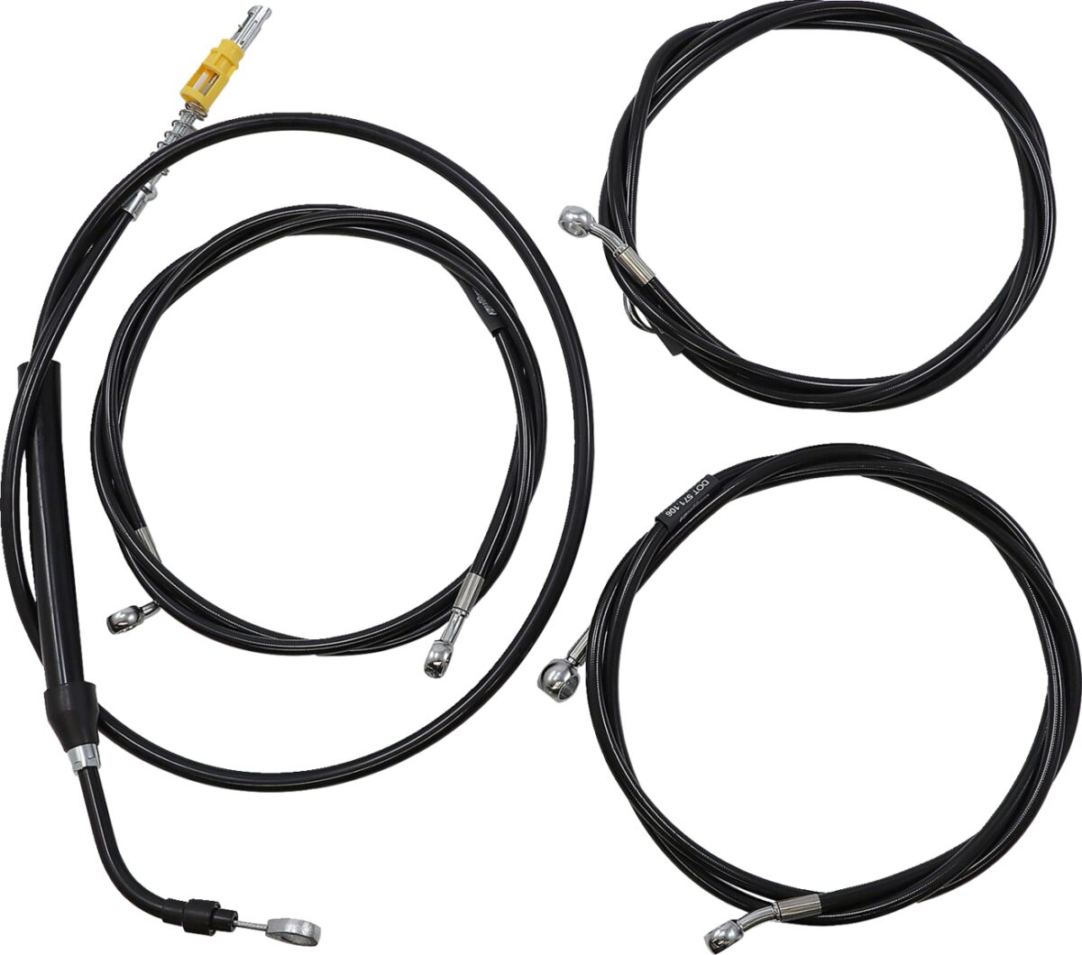La Choppers Cabl Kt Cb Ab 12 14 Rg21+ Brake & Clutch Lines La Choppers