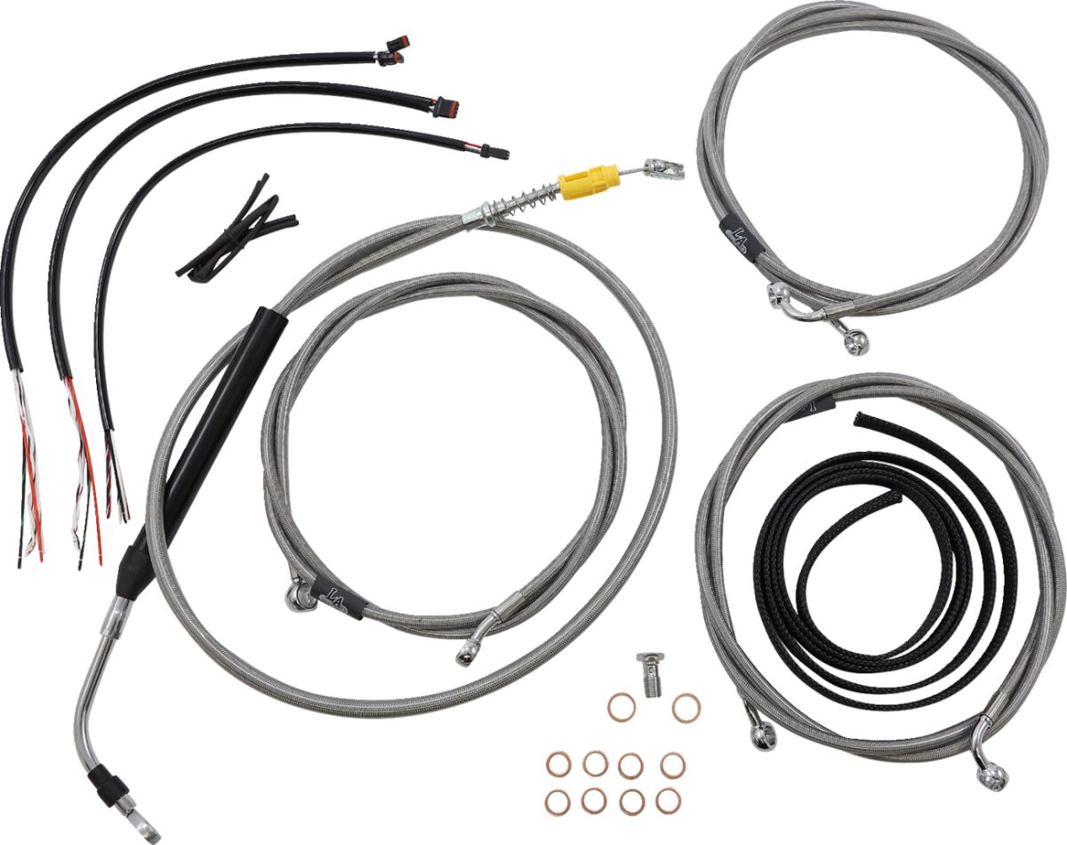 La Choppers Cabl Kt Cc Ab 15 17 Rg21+ Brake & Clutch Lines La Choppers