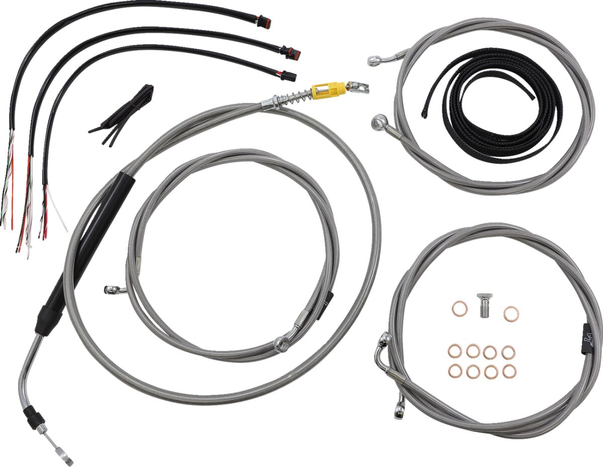 La Choppers Cabl Kt Cc Ab 18 20 Rg21+ Brake & Clutch Lines La Choppers