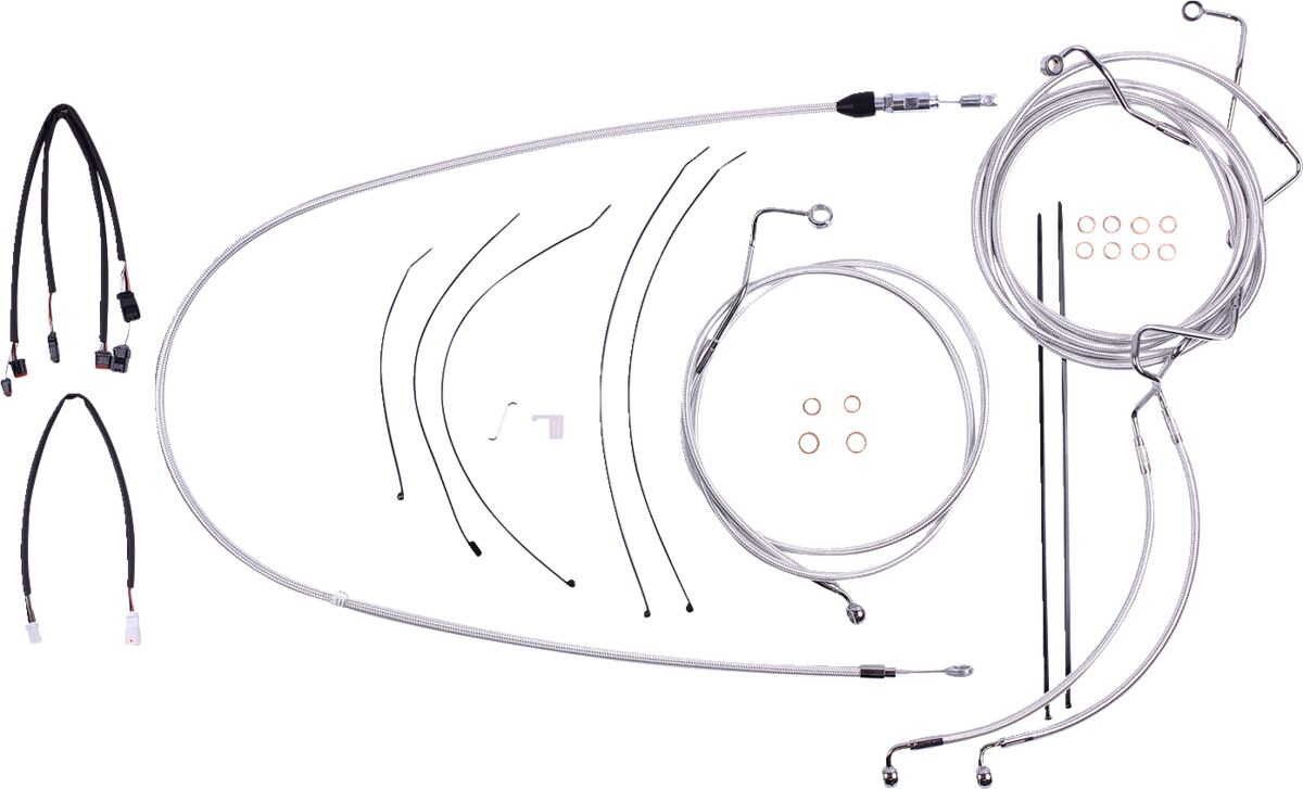 Magnum Shielding Control Cable Kit Sterling Chromite Ii® Brake & Clutch Lines Magnum Shielding