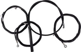 La Choppers Handlebar Cable/Brake Line Kit Complete 15" 17" Handlebars Black Vinyl Brake & Clutch Lines La Choppers