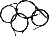 La Choppers Handlebar Cable/Brake Line Kit Complete 15" 17" Handlebars Midnight Brake & Clutch Lines La Choppers
