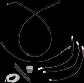 Fat Baggers Inc. Ez Install Kt H Bar Plus 4" Flhx, Flhxse Black Brake & Clutch Lines Fat Baggers Inc.