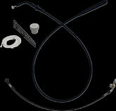 Fat Baggers Inc. Ez Install Kt H Bar Plus 4" Fltr, Fltrse Black Brake & Clutch Lines Fat Baggers Inc.