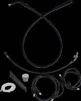 Fat Baggers Inc. Ez Install Kt H Bar Plus 8" Fltr, Fltrse Black Brake & Clutch Lines Fat Baggers Inc.