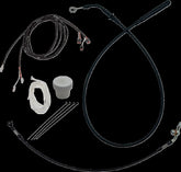 Fat Baggers Inc. Ez Install Kt H Bar Plus 8" Fltr Models 21 23 Blk Brake & Clutch Lines Fat Baggers Inc.