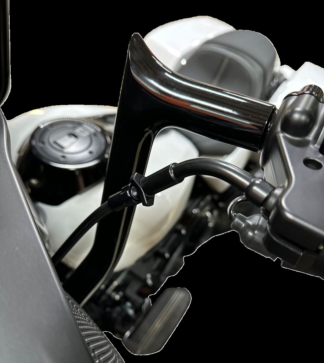 Fat Baggers Inc. Ez Install Upper Cltch Cbl Stk Flhx,Se Fltr,Se Black Brake & Clutch Lines Fat Baggers Inc.