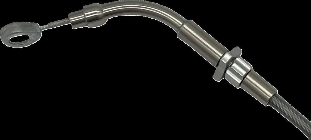 Fat Baggers Inc. Ez Install Upper Cltch Cbl +4" Fltr Flhx Models 21 23 Braid Brake & Clutch Lines Fat Baggers Inc.