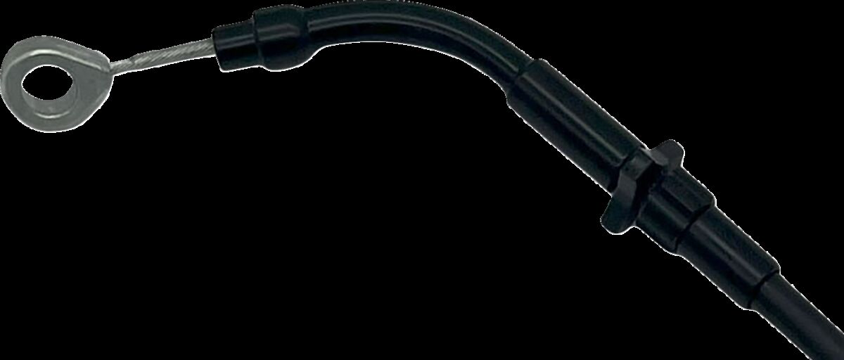 Fat Baggers Inc. Ez Install Upper Cltch Cbl +4" Fltr Flhx Models 21 23 Black Brake & Clutch Lines Fat Baggers Inc.