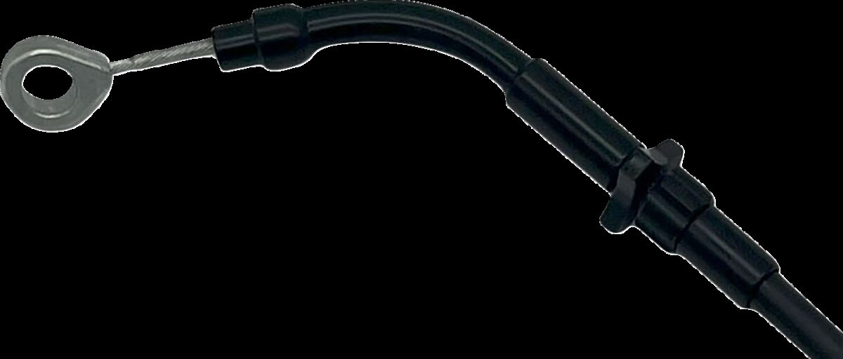 Fat Baggers Inc. Ez Install Upper Cltch Cbl +6" Fltr Flhx Models 21 23 Black Brake & Clutch Lines Fat Baggers Inc.