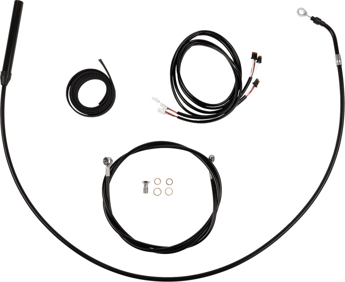 La Choppers Cable Kit Upper Bk P&P 15 17 Fl 21 23 Brake & Clutch Lines La Choppers