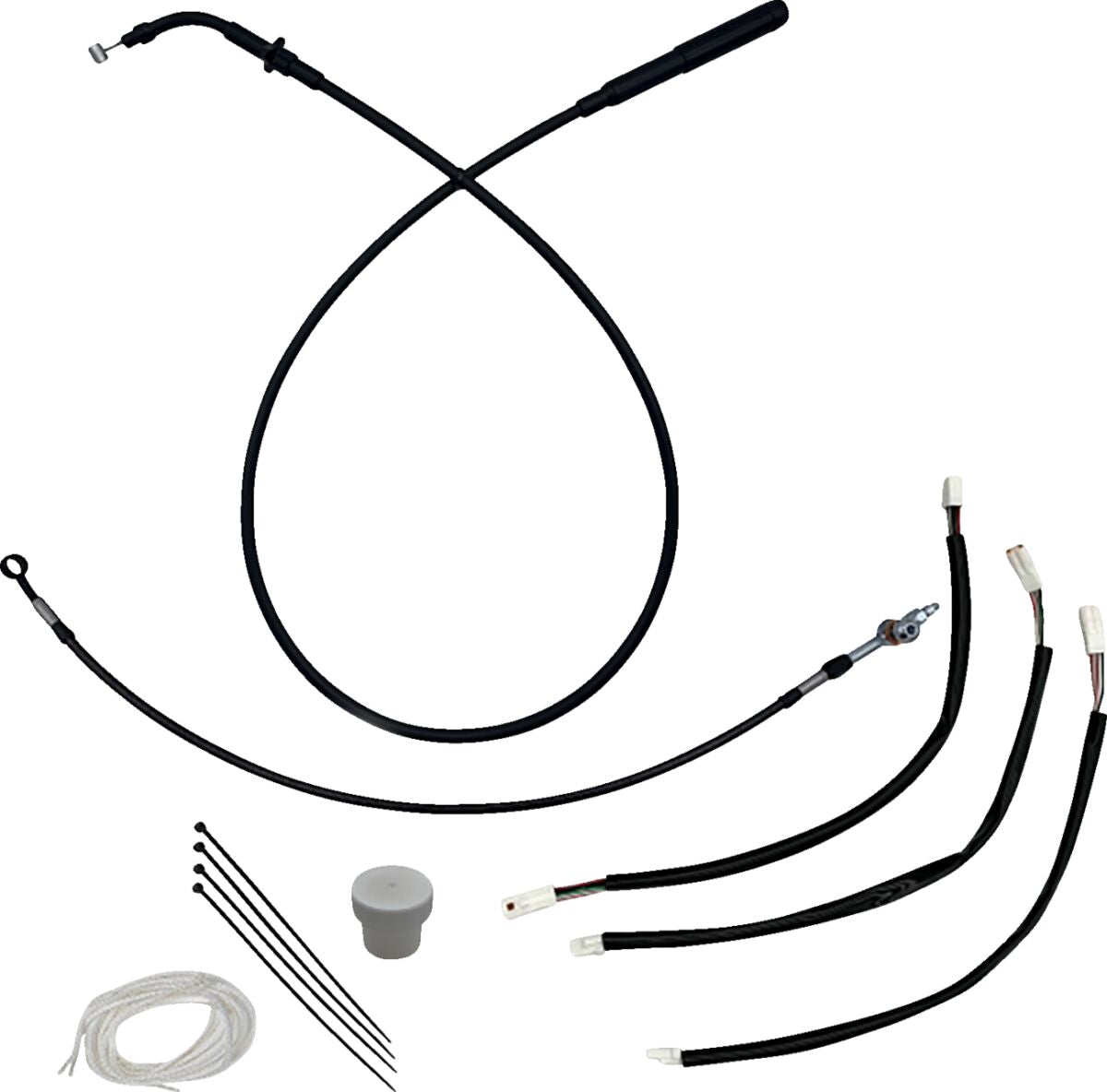 Fat Baggers Inc. Install Kit Flhx/Se 23 24 Black For 11" Bar Brake & Clutch Lines Fat Baggers Inc.