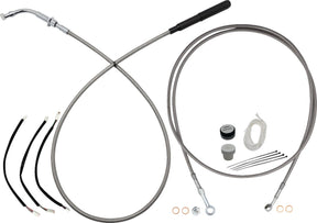 Fat Baggers Inc. Ez Instl Kt Upper Cltch Cbl Br CLUTCH & BRAKE CABLE/HOSE KITS Fat Baggers Inc.