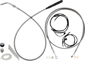 Fat Baggers Inc. Ez Kt Full Len 13 14 Bars Cr CLUTCH & BRAKE CABLE/HOSE KITS Fat Baggers Inc.