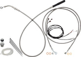Fat Baggers Inc. Ez Kt Full Len 10 Bars CLUTCH & BRAKE CABLE/HOSE KITS Fat Baggers Inc.