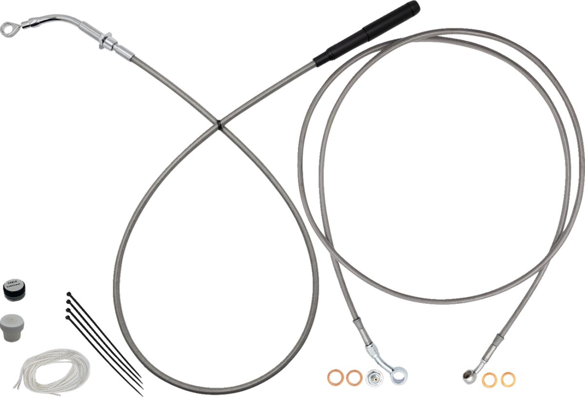 Fat Baggers Inc. Ez Kt Full Len 14 Bars Cr CLUTCH & BRAKE CABLE/HOSE KITS Fat Baggers Inc.