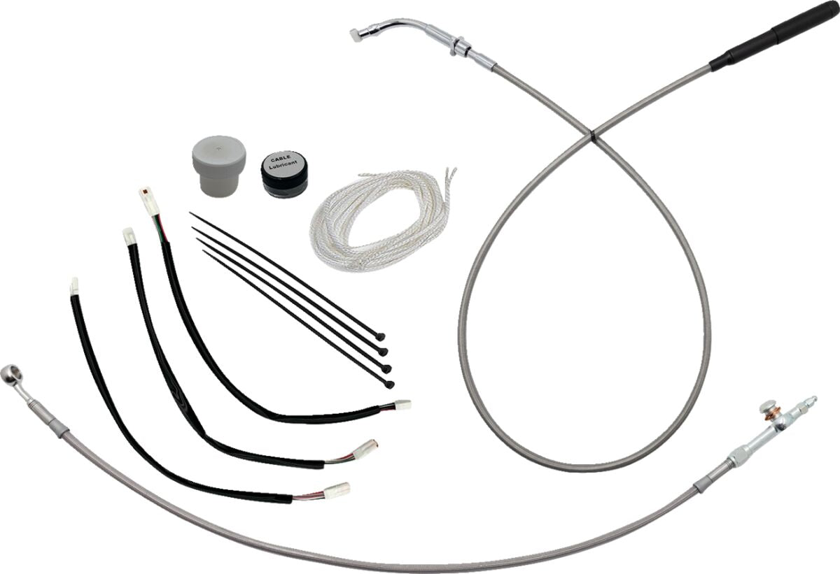 Fat Baggers Inc. Ez Kt Full Len 12 Bars Cr CLUTCH & BRAKE CABLE/HOSE KITS Fat Baggers Inc.