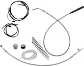 Fat Baggers Inc. Ez Kt Full Len 13 14 Bars Cr CLUTCH & BRAKE CABLE/HOSE KITS Fat Baggers Inc.
