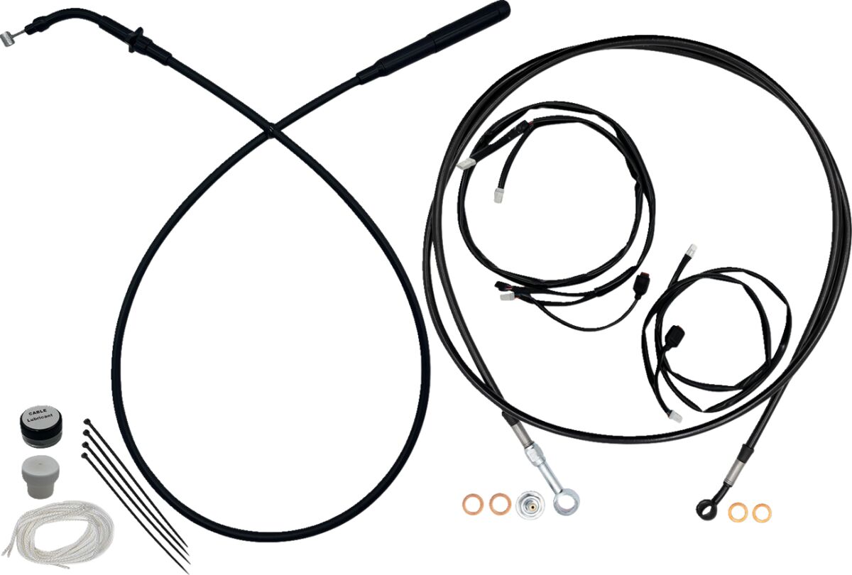Fat Baggers Inc. Ez Instl Kt Upper Cltch Cbl Br CLUTCH & BRAKE CABLE/HOSE KITS Fat Baggers Inc.