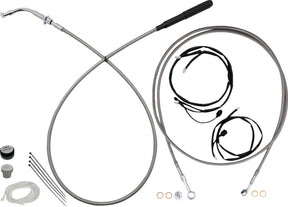 Fat Baggers Inc. Ez Instl Kt Upper Cltch Cbl Br CLUTCH & BRAKE CABLE/HOSE KITS Fat Baggers Inc.