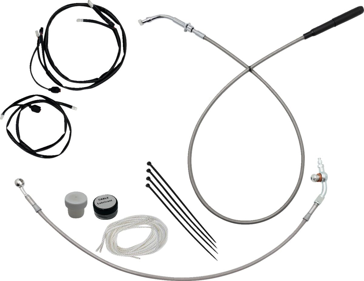 Fat Baggers Inc. Ez Instl Kt Upper Cltch Cbl Br CLUTCH & BRAKE CABLE/HOSE KITS Fat Baggers Inc.